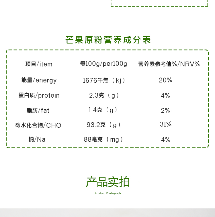 维生素a含量高,芒果含有糖,蛋白质及钙,磷,铁等营养成分,均为人体所